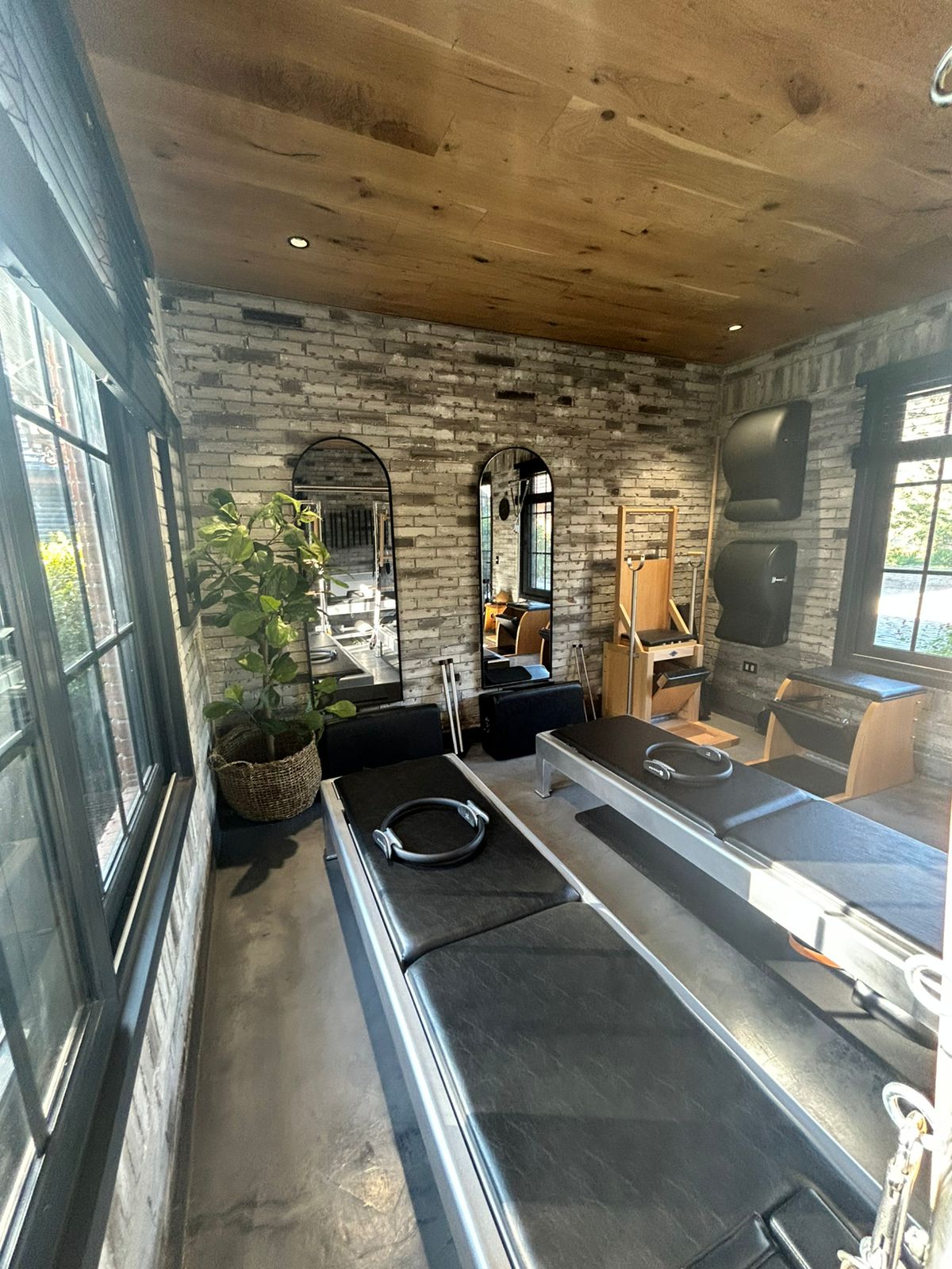 Vista del estudio de Pilates Buin